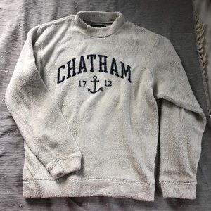 Fuzzy sweatshirt with Chatham (Cape Cod) logo